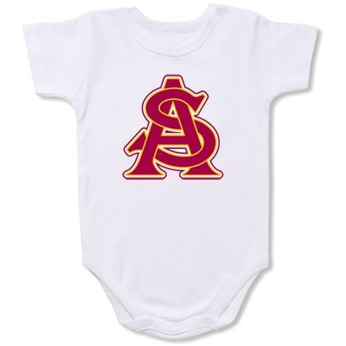 Arizona State Sun Devils Baby Bodysuit Creeper #01